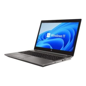 اتش بي زد بوك 17 G5 – زي الجديد – معالج إنتل Core i7-8850H الجيل الثامن، رام 16 جيجابايت DDR4، قرص SSD بسعة 512 جيجابايت، كارت NVIDIA Quadro P3200 (6GB)، شاشة 17.3 بوصة FHD