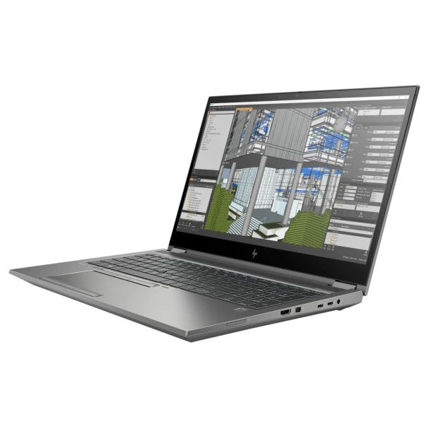 إتش بي زد بوك فيوري 15 G7 4K – زي الجديد – إنتل كور i7-10850H الجيل العاشر، رام 16 جيجابايت، قرص SSD سعة 512 جيجابايت NVMe، كارت شاشة NVIDIA Quadro T2000 بسعة 4 جيجابايت، شاشة 15.6 بوصة 4K، بدون كاميرا - الصورة 3