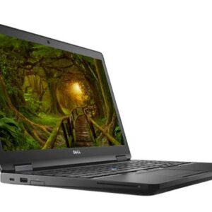 لابتوب ديل لاتيتيود 5580 للأعمال، شاشة 15.6 بوصة، معالج إنتل كور i5 (الجيل السابع)، ذاكرة وصول عشوائي 8 جيجابايت DDR4، قرص صلب SSD M.2 بسعة 256 جيجابايت، بطاقة رسومات إنتل